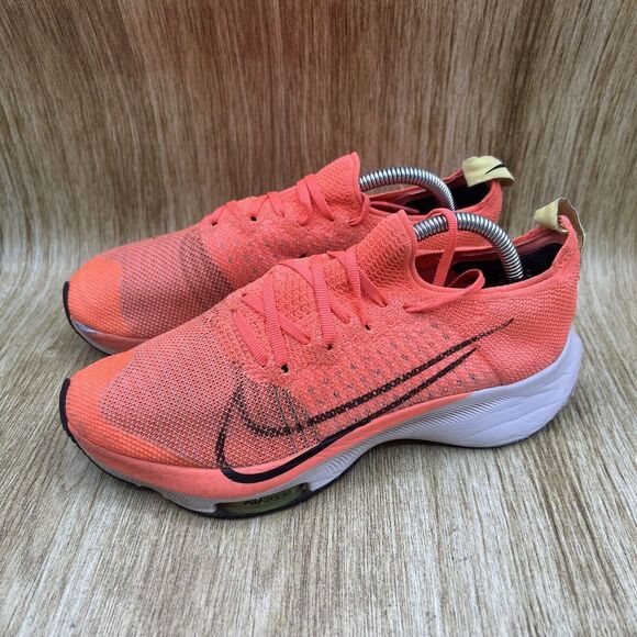 Youth Size 5 Women's 6.5 - Nike Air Zoom Tempo FK Bright Mango Running Shoes‎ - Picture 3 of 9